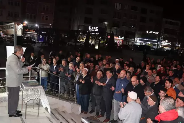 Havza'da İsrail'in Gazze saldırıları protesto edildi