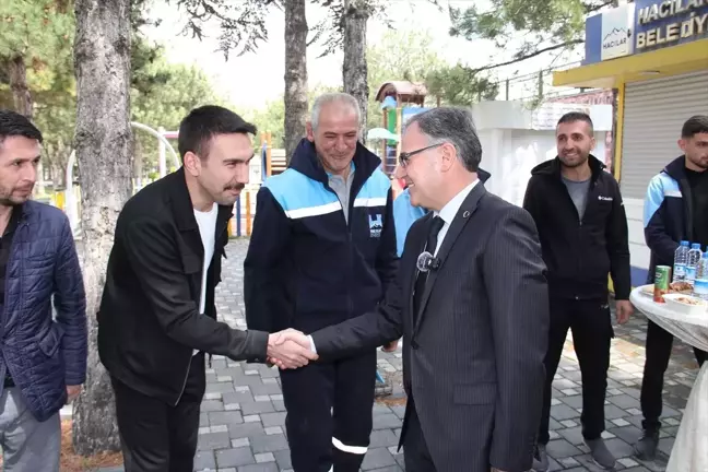 Hacılar'da geleneksel bayramlaşma programı düzenlendi