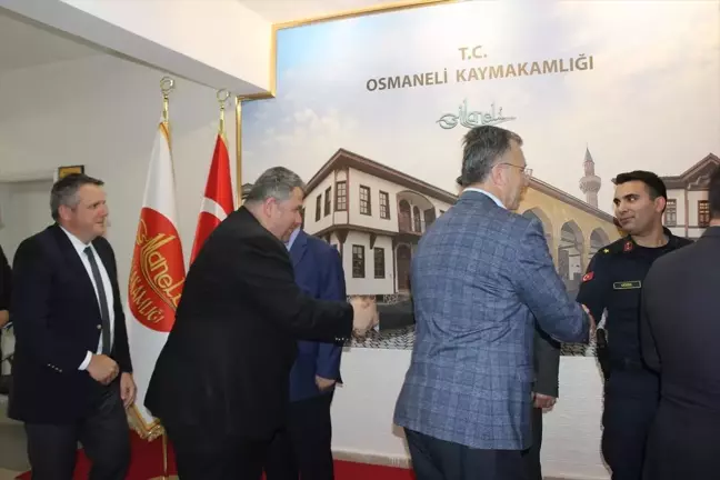 Osmaneli'de Kaymakam ve Belediye Başkanı Bayramlaştı