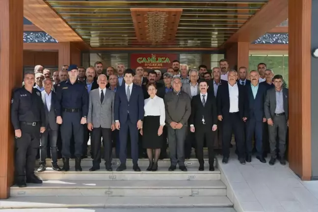 Doğanşehir Kaymakamı Muhtarlarla Bir Araya Geldi