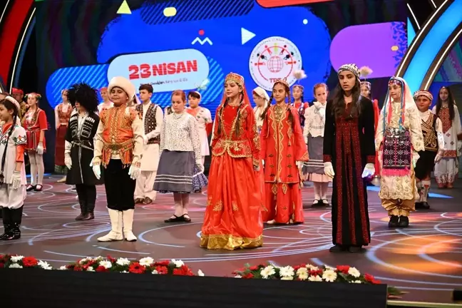 Cumhurbaşkanı Yardımcısı Cevdet Yılmaz, 23 Nisan Çocuk Şenliği'nde konuştu