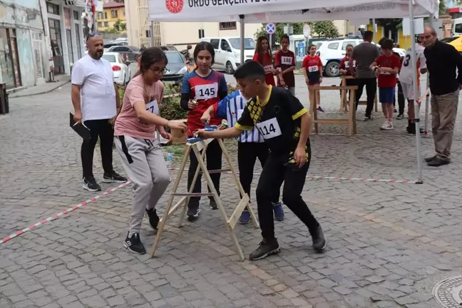 Ünye'de Okul Sporları Oryantiring Yarışması Gerçekleştirildi