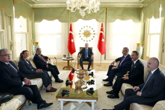 Cumhurbaşkanı Erdoğan, Yeni Zelanda Başbakan Yardımcısı ve Dışişleri Bakanı Peters'ı Kabul Etti
