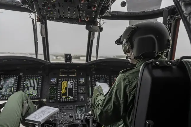 Kara Havacılık Komutanlığı Pilotları CH-47 Chinook Helikopterleriyle Görev Yapıyor