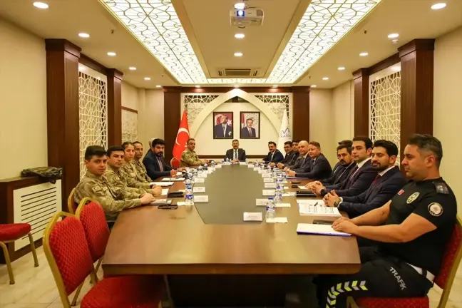Hakkari'de Asayiş Olayları Değerlendirildi