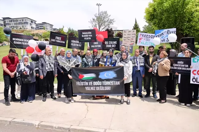 Hasan Kalyoncu Üniversitesi'nde Filistin'e Destek İçin Sessiz Yürüyüş Gerçekleştirildi