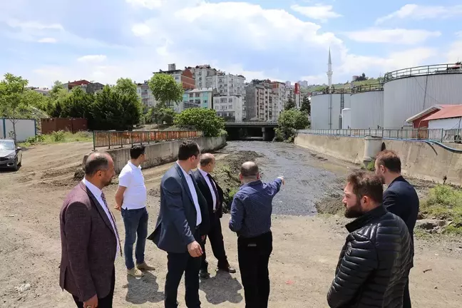 Trabzon'un Akçaabat ilçesinde dereler ıslah edilecek