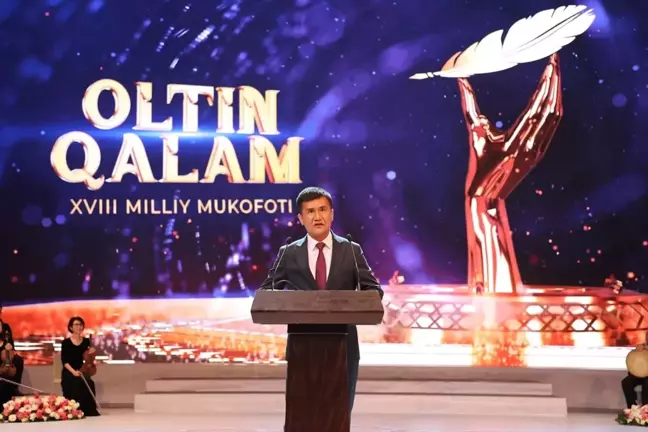 Özbekistan'da Altın Kalem Medya Ödülleri Sahiplerini Buldu