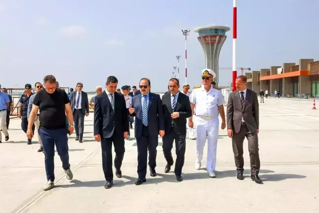 Vali Pehlivan, Çukurova Uluslararası Havalimanı'nda İncelemede Bulundu