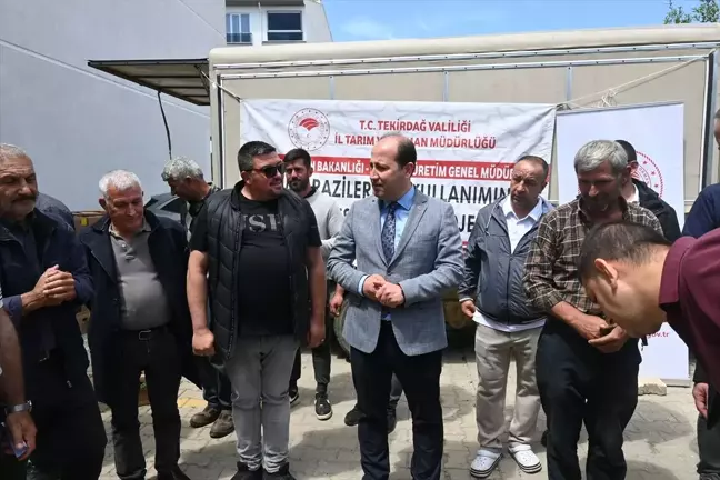 Tekirdağ'da Üreticilere 50 Bin 400 Sebze Fidesi Dağıtıldı