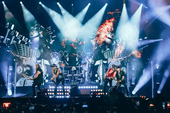 Scorpions, Love at First Sting albümünün 40. yılında KüçükÇiftlik Park'ta konser verdi