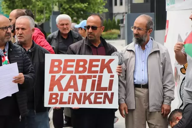 İsrail'in Filistin'e yönelik saldırıları Niğde'de protesto edildi