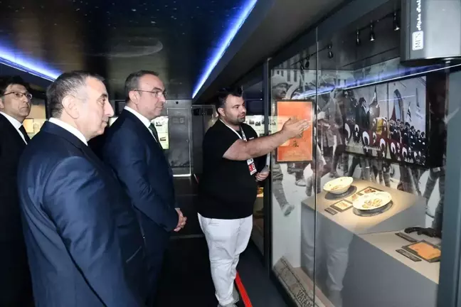 Tekirdağ Valisi Recep Soytürk, Çanakkale Savaşları Mobil Müzesini Ziyaret Etti