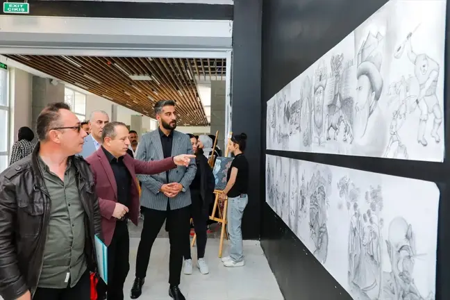 Bayburt Üniversitesi Sanat ve Tasarım Fakültesi'nden Dede Korkut Hikayeleri Temalı Sergi
