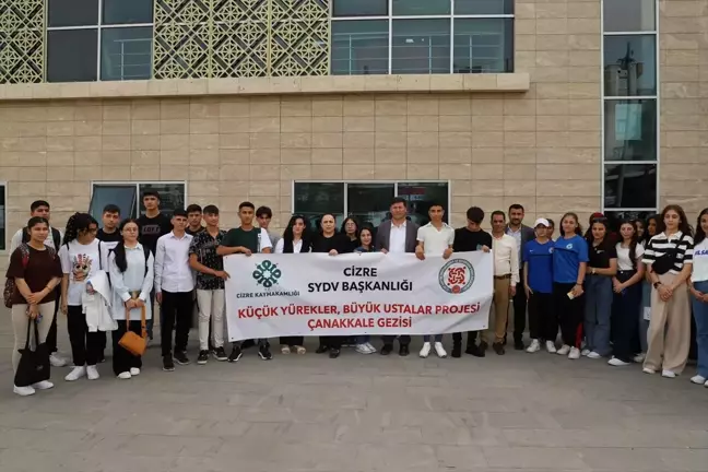 Şırnak'tan 36 öğrenci Çanakkale'ye uğurlandı