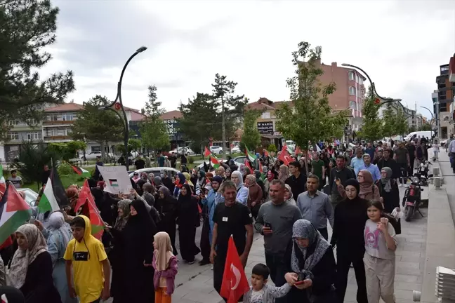 Kulu'da Filistin'e Destek Yürüyüşü Gerçekleştirildi