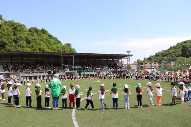 Giresun'da Okul Öncesi Eğitim Şenliği Düzenlendi