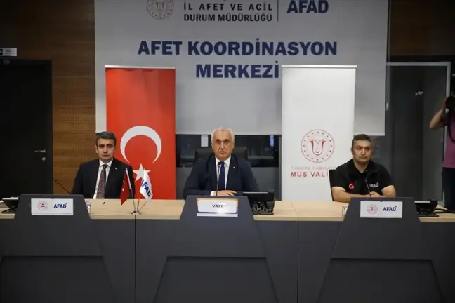 Muş'ta İl Afet Risk Azaltma Planı (IRAP) Değerlendirme Toplantısı Yapıldı