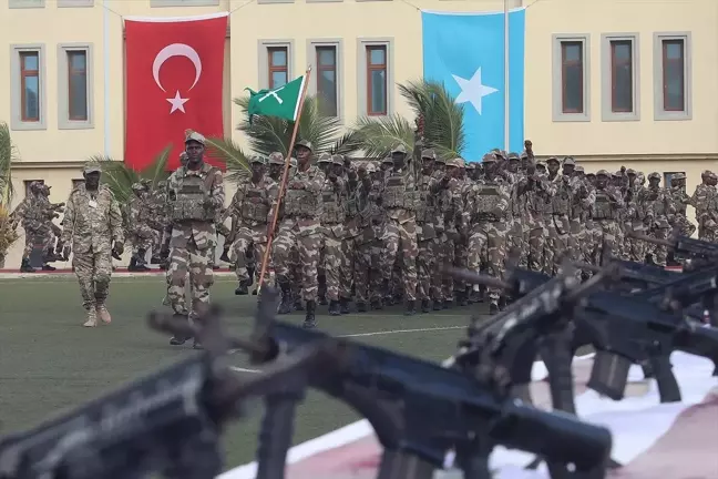 Somali Türk Görev Kuvveti Komutanlığı'nda Yemin Töreni Düzenlendi