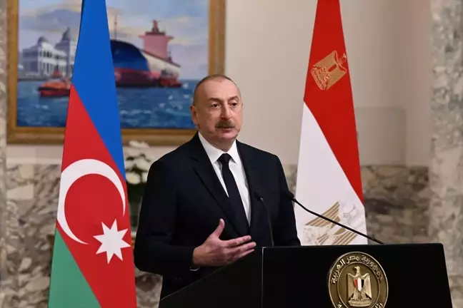 Azerbaycan Cumhurbaşkanı İlham Aliyev, Filistin devletinin kurulması ve Gazze trajedisinin sona ermesini istedi