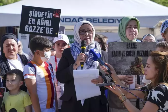 Ankara'da İsrail'in Gazze'ye yönelik saldırılarını protesto ettiler