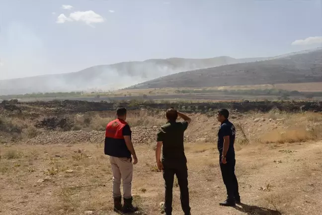 Malatya'da çıkan yangın söndürüldü