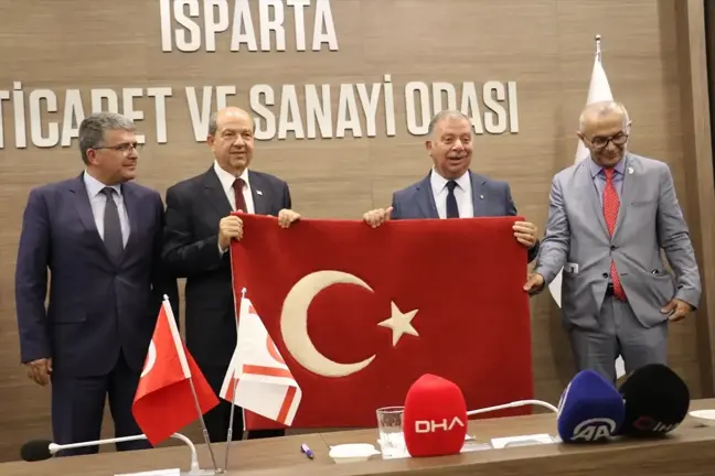 KKTC Cumhurbaşkanı Ersin Tatar, Isparta'da ziyaretlerde bulundu Açıklaması