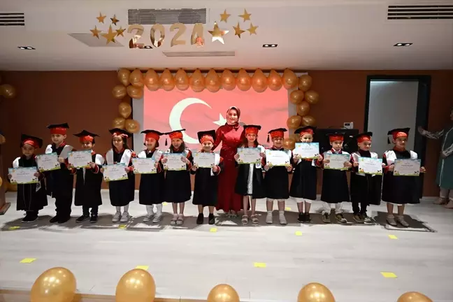 Gaziantep Büyükşehir Belediyesi'nin açtığı anaokulu ilk mezunlarını verdi