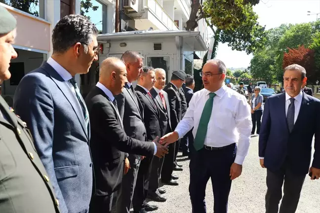 Tekirdağ'da Kurban Bayramı dolayısıyla bayramlaşma töreni düzenlendi