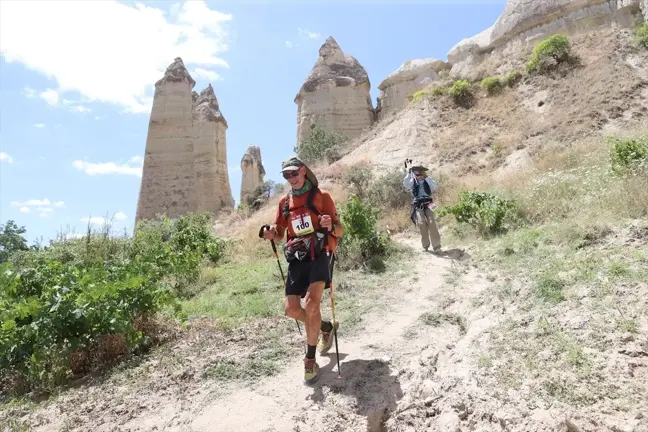 Kapadokya Çöl Maratonu'nda Yarış Tamamlandı