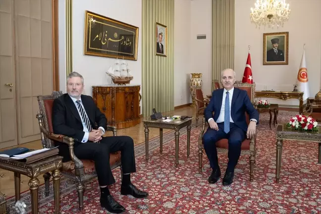 TBMM Başkanı Numan Kurtulmuş, Norveç Büyükelçisi'ni kabul etti