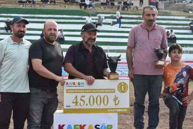 Artvin'de Kafkasör Kültür, Turizm ve Sanat Festivali'nde Boğa Güreşleri