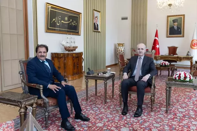 TBMM Başkanı Numan Kurtulmuş, Kuveyt Büyükelçisi'ni kabul etti