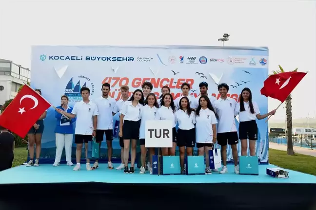 Kocaeli'de 470 Gençler Dünya Şampiyonası Yelken Yarışları Açılış Töreni