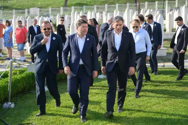 Adalet Bakanı Yılmaz Tunç, Bosna Hersek'te Srebrenitsa katliamının 29. yılı anma programına katıldı