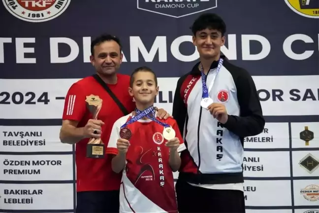 Karate Diamond Cup 2024'te Isparta Karakaş Spor Kulübü Damga Vurdu