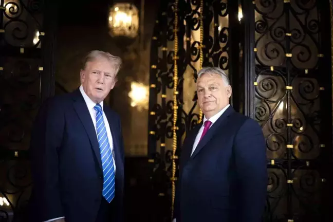 Macaristan Başbakanı Viktor Orban, Ukrayna'daki durumu görüşmek için eski ABD Başkanı Donald Trump ile bir araya geldi