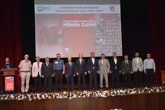 Trabzon'da 15 Temmuz Demokrasi ve Milli Birlik Günü Konferansı Gerçekleştirildi