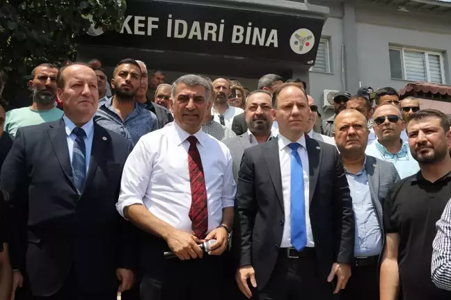 CHP Genel Başkan Yardımcısı Deniz Yavuzyılmaz, Elazığ'da maden işçilerini ziyaret etti