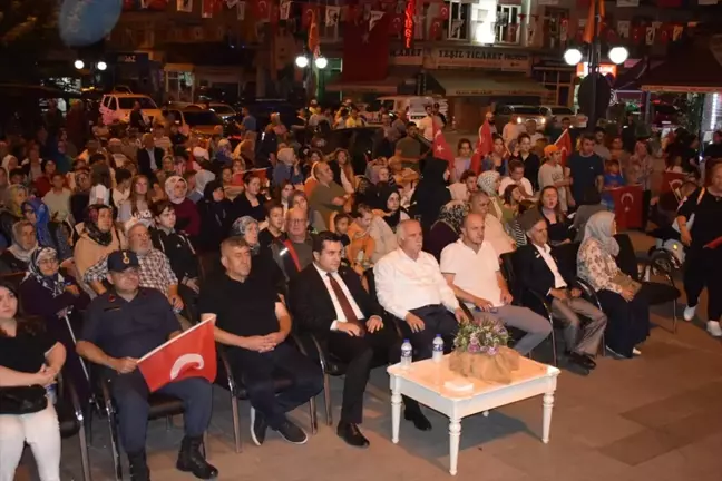 Sinop Erfelek'te 15 Temmuz Demokrasi ve Milli Birlik Günü etkinliği düzenlendi