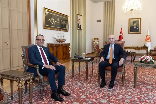 TBMM Başkanı Numan Kurtulmuş, Tunus Büyükelçisini Kabul Etti