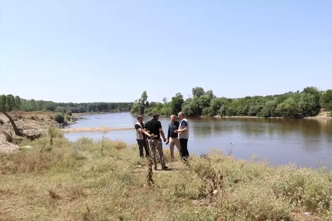 Edirne'de Kuraklık Nedeniyle Meriç Nehri'nde Kontrollü Sulama Uygulaması Başladı