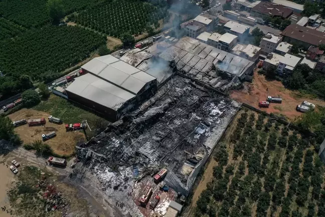 Bursa'da çıkan yangın kontrol altına alındı