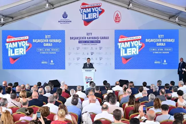 İBB Başakşehir Kayabaşı Garajı temel atma töreni yapıldı