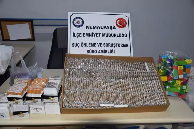 İzmir'de Kaçak Sigara Operasyonu: 3 Gözaltı