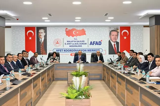 Malatya'da İl Afet Koordinasyon Toplantısı Gerçekleştirildi