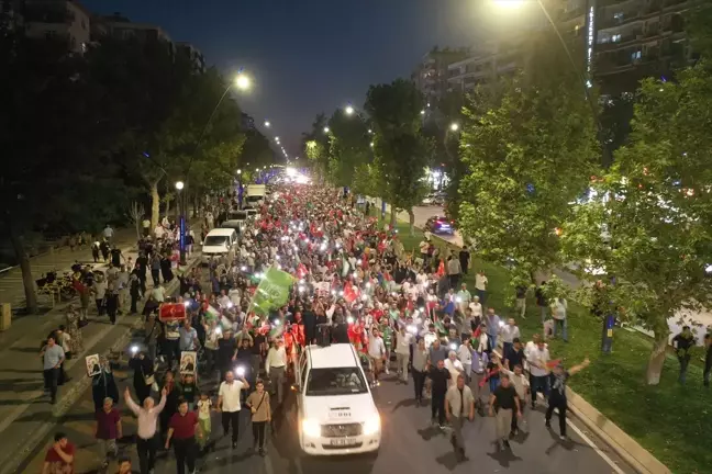 Gaziantep, Adıyaman ve Kahramanmaraş'ta Filistin'e Destek Yürüyüşleri Düzenlendi