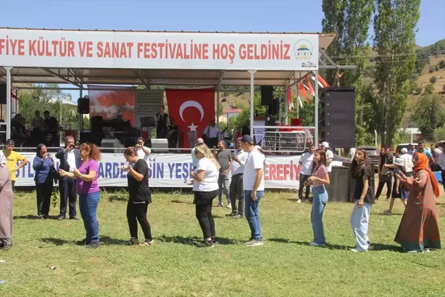 Sivas'ın Zara ilçesinde 27. Şerefiye Kültür ve Sanat Festivali Gerçekleştirildi