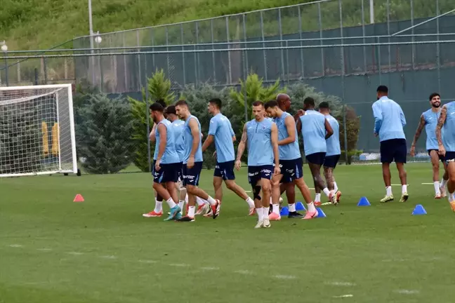 Trabzonspor, Rapid Wien maçı hazırlıklarını tamamladı