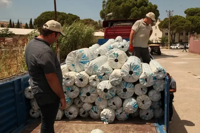 Çanakkale'de Sera Naylonu Teslim Töreni Gerçekleştirildi